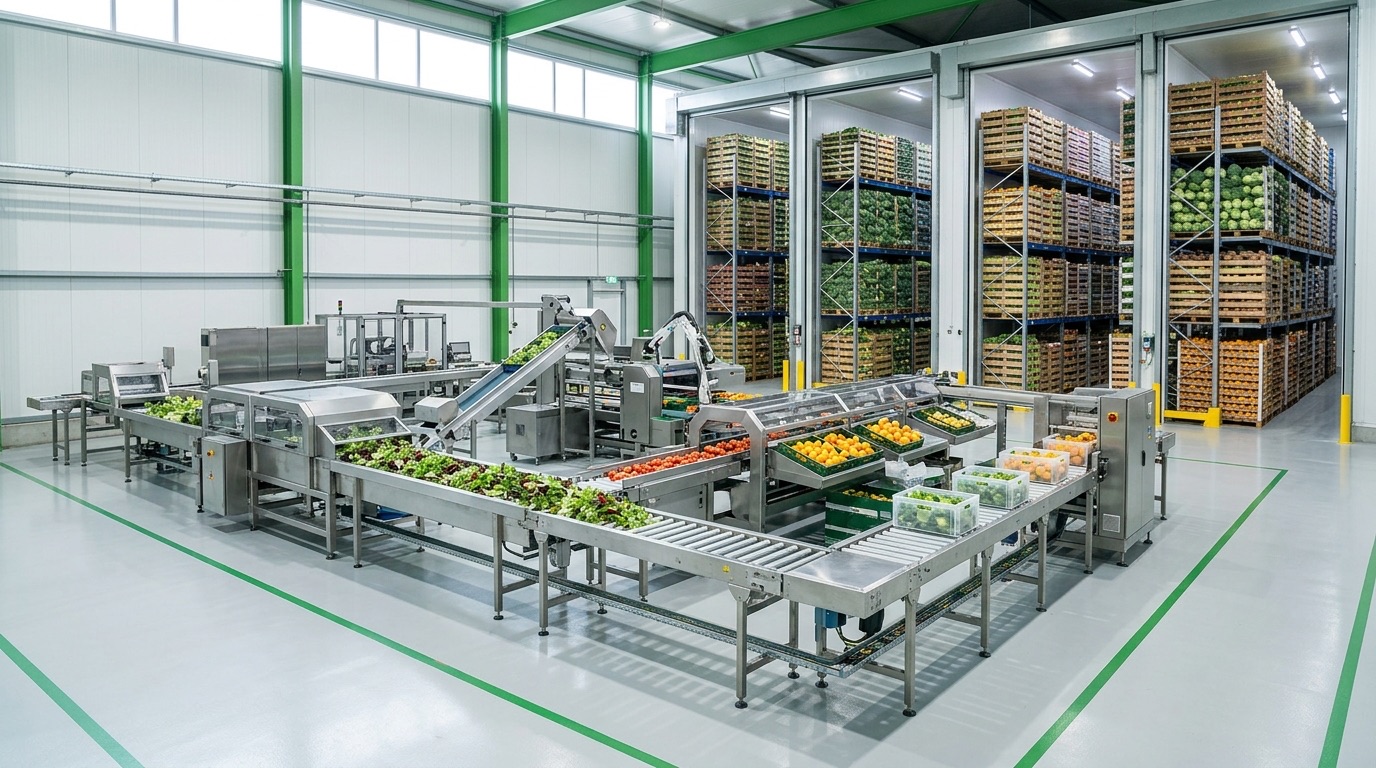 Modern fresh-cut produce processing and innovation facility